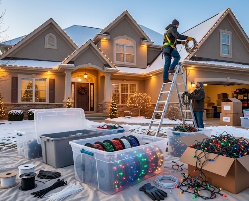 What Happens to Your Christmas Lights After the Holidays Installation, Removal & Storage
